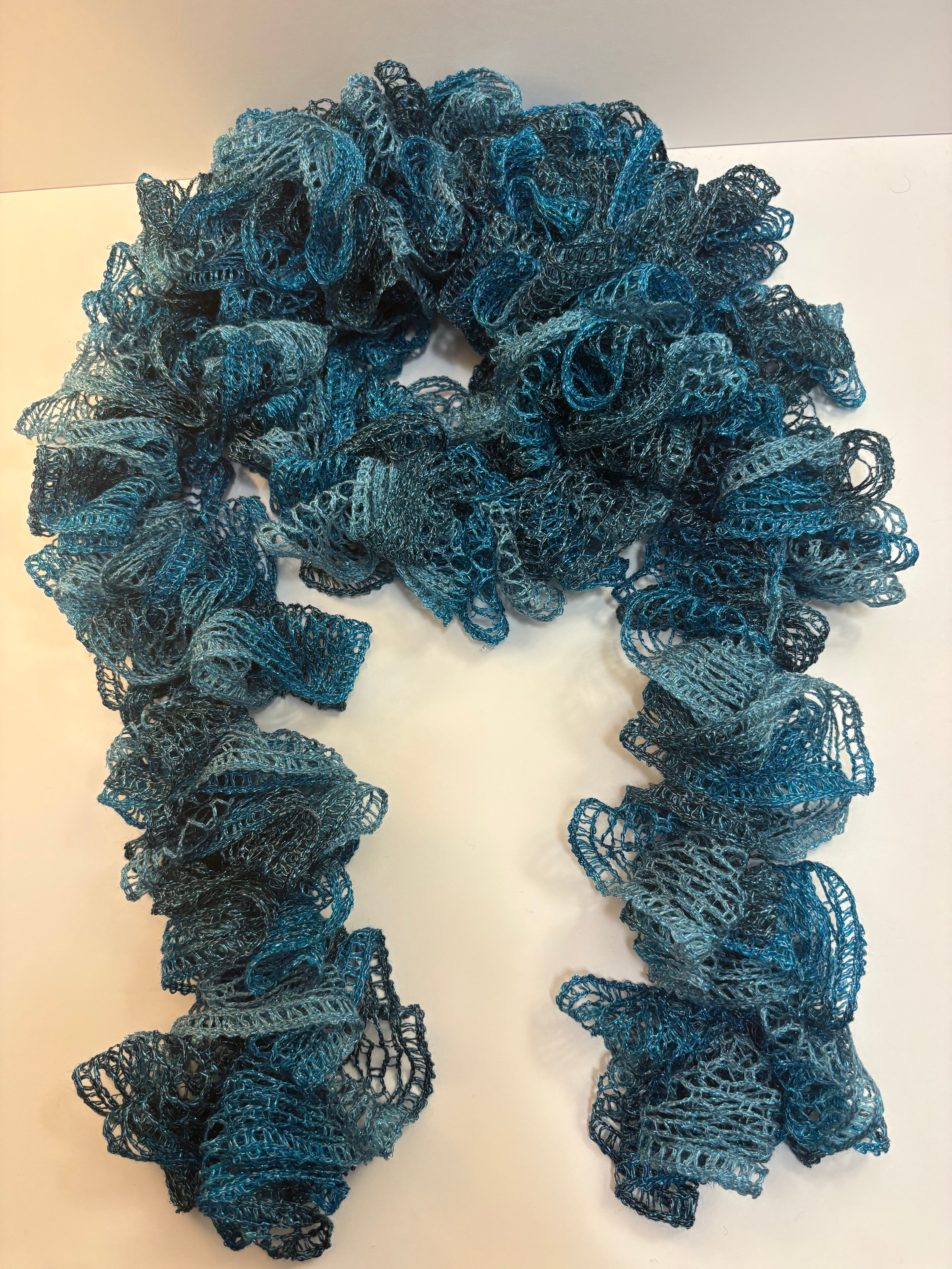 Malachite Ruffle Scarf
