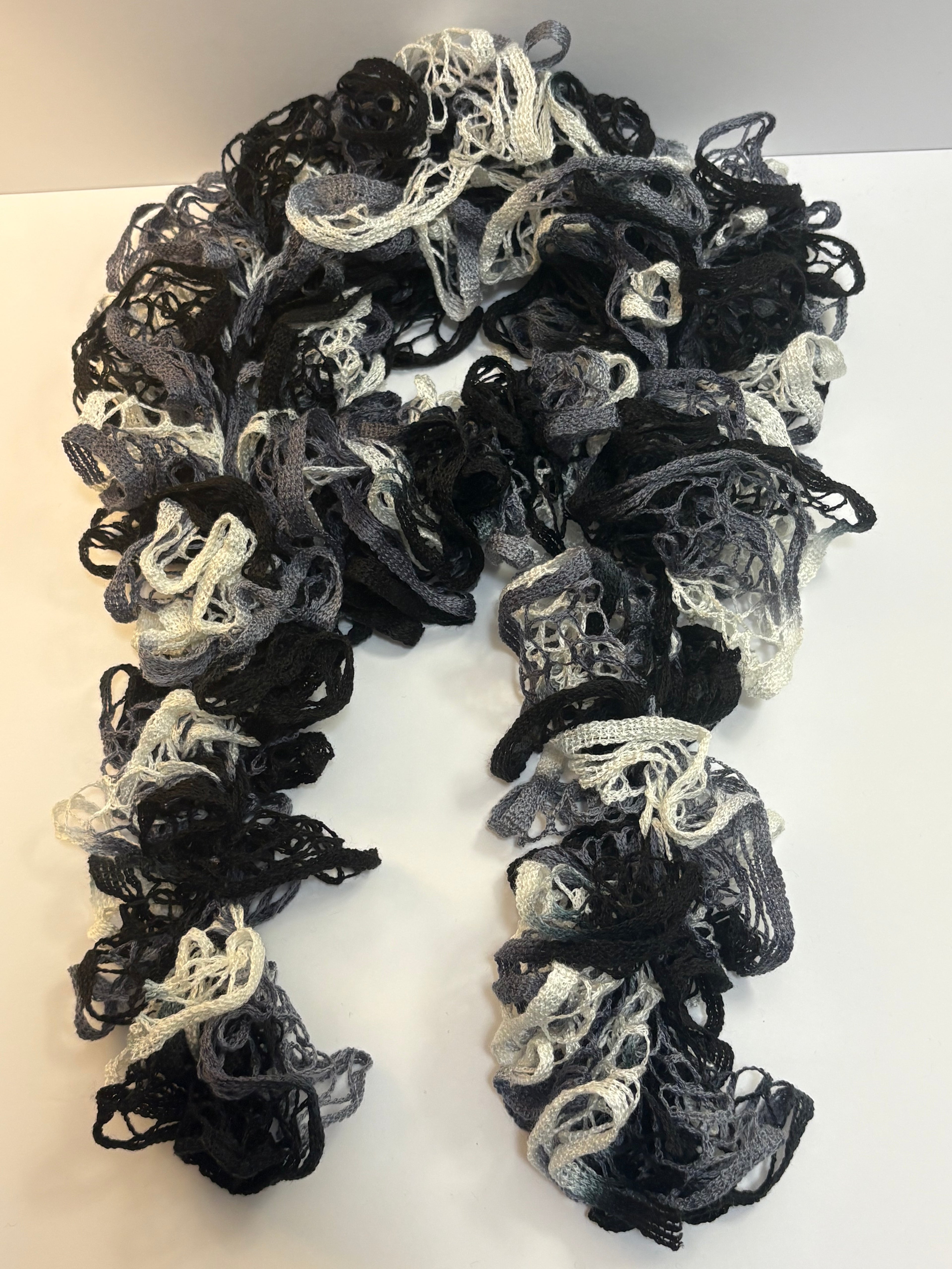 Night Clouds Ruffle Scarf