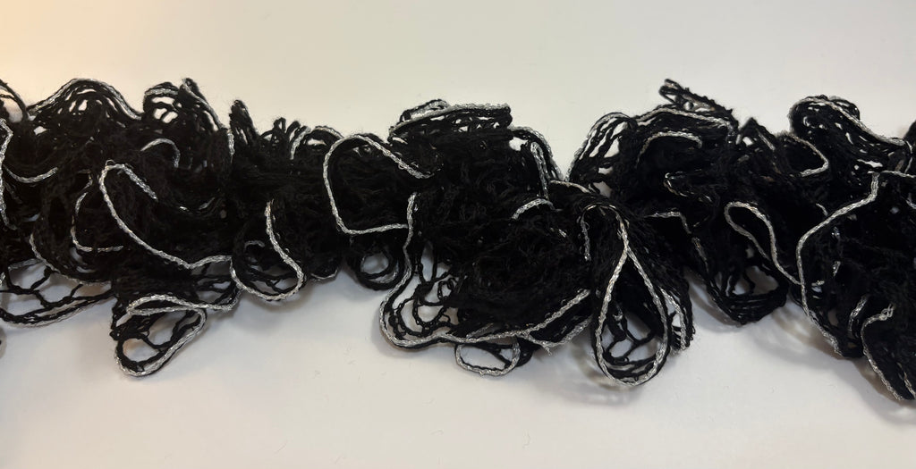Noir Ruffle Scarf