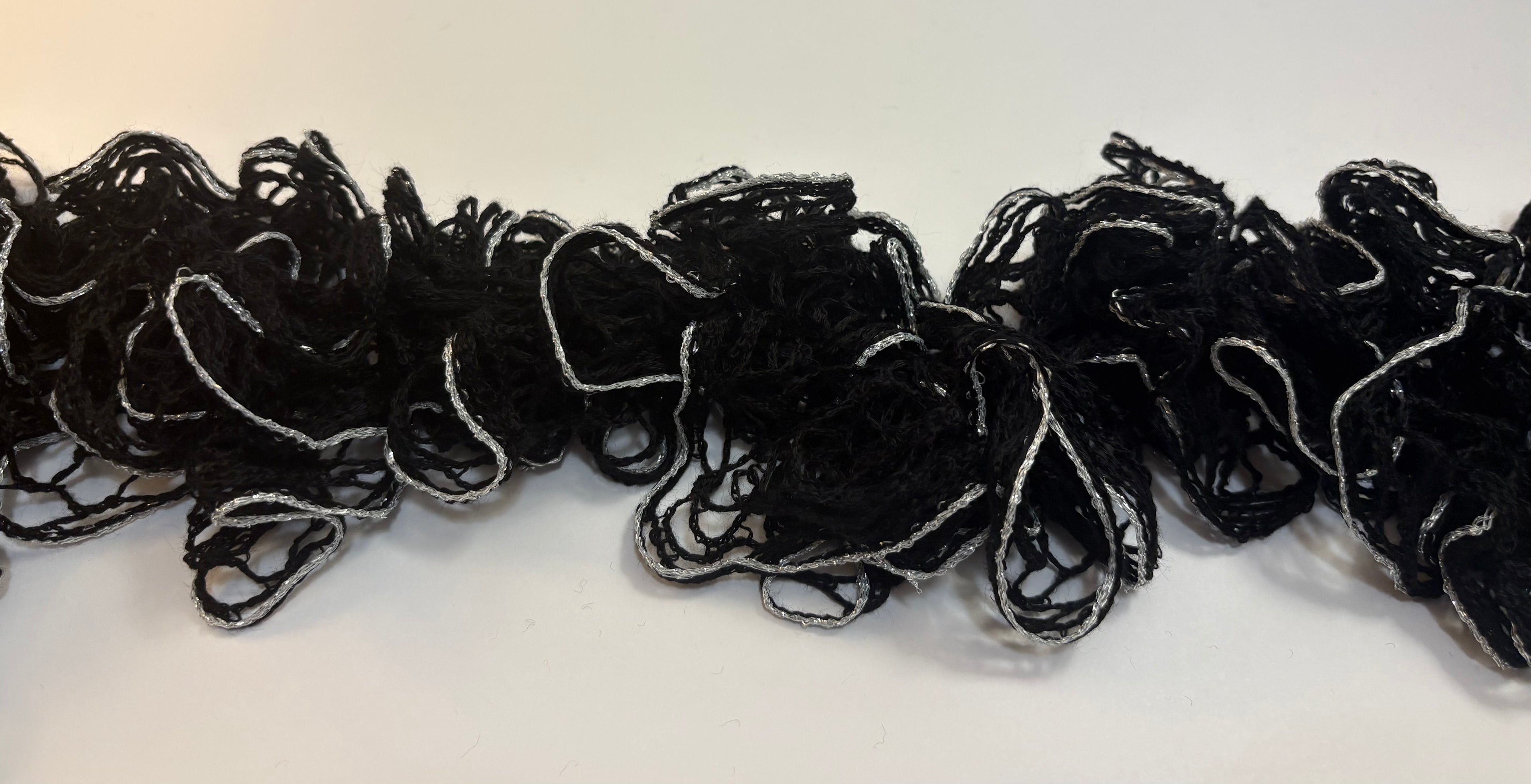 Noir Ruffle Scarf