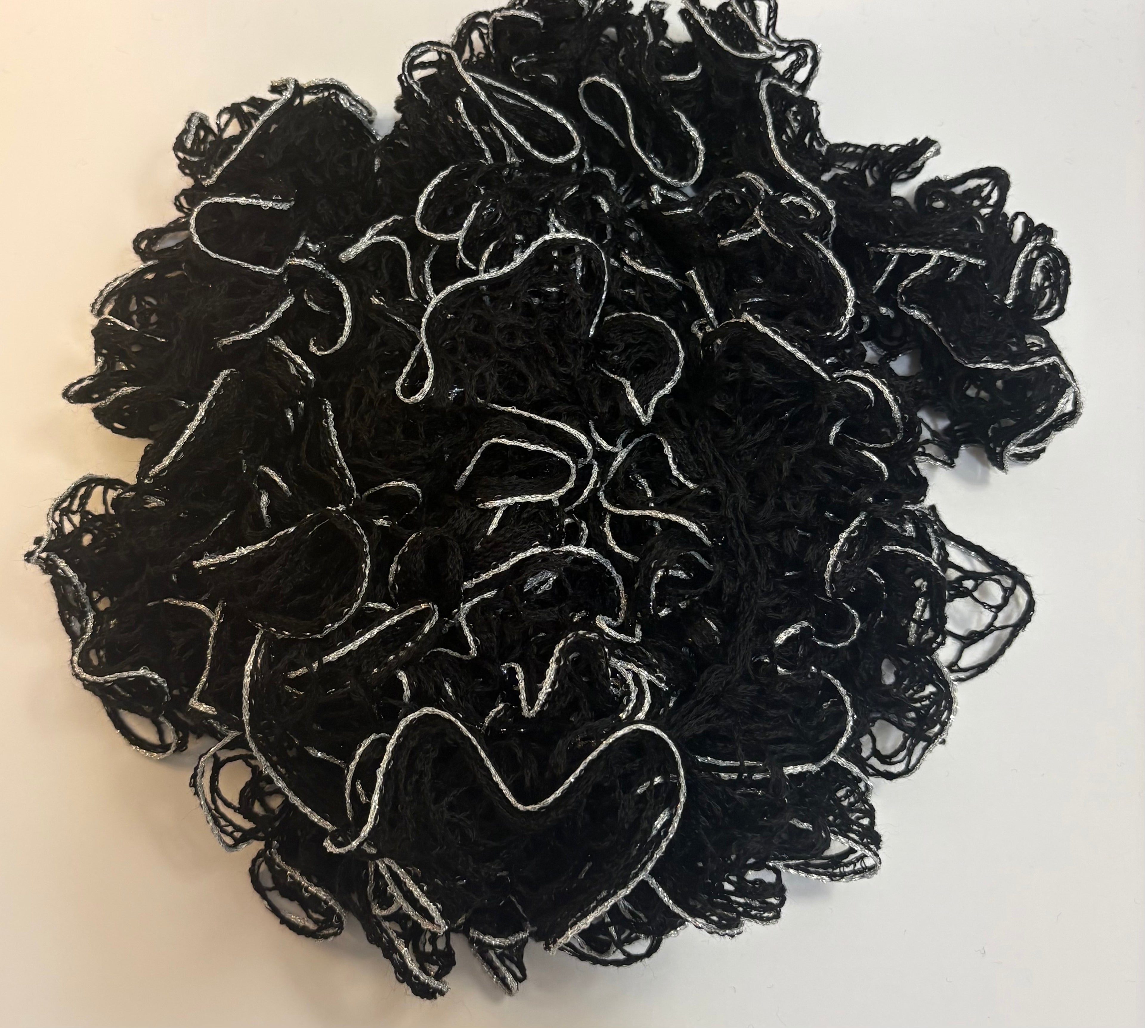 Noir Ruffle Scarf