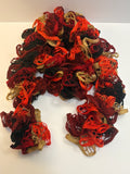 Red Clay Ruffle Scarf