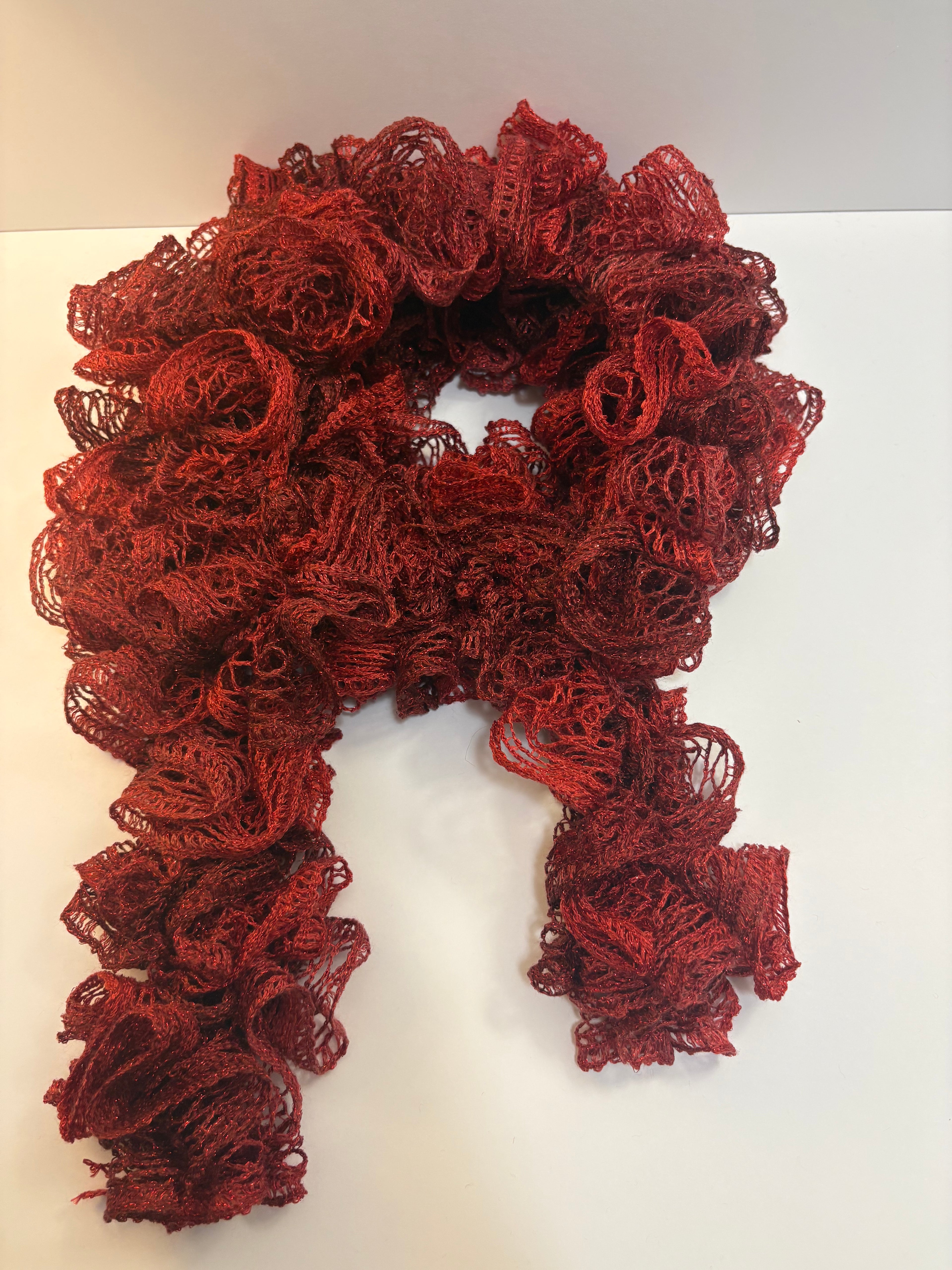 Rubies Ruffle Scarf