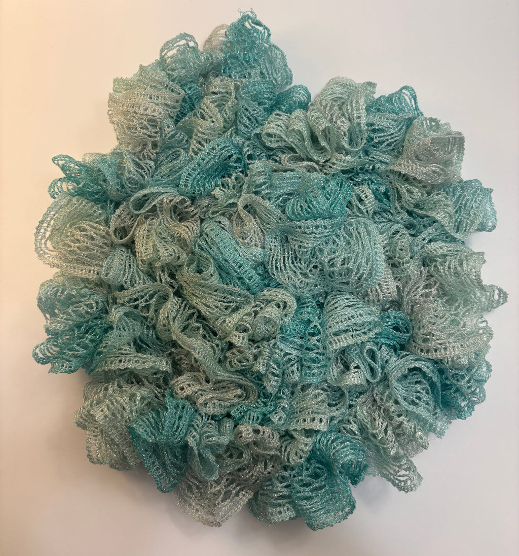 Sapphire Ruffle Scarf
