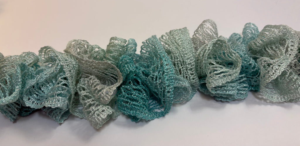 Sapphire Ruffle Scarf